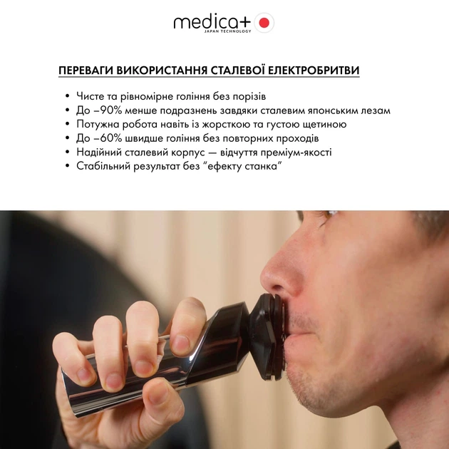 Електробритва MEDICA+ STEEL 6500 (Japan) - изображение 5