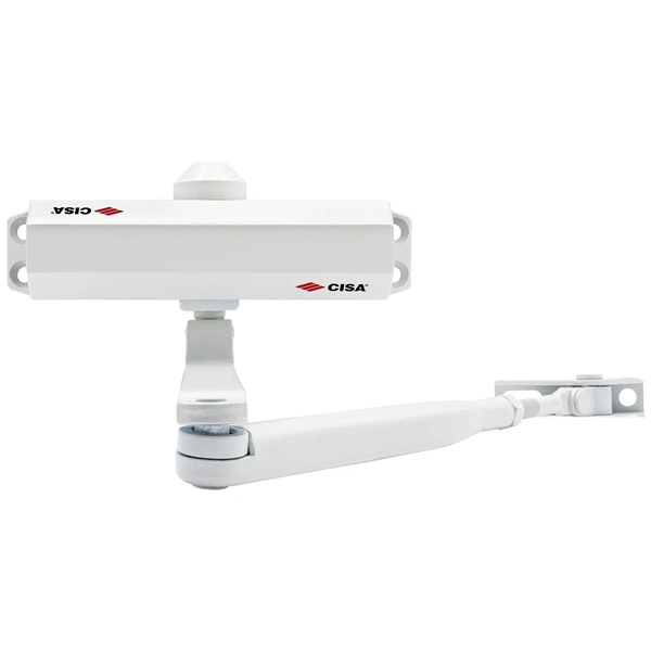 Доводчик CISA 60460/60470.03.0.45 STD до 80 кг белый - изображение 2