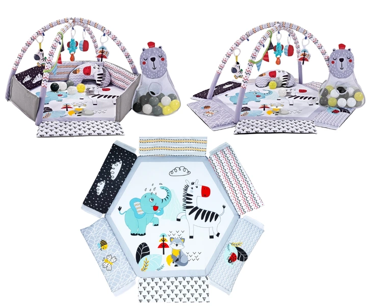 Сенсорний килимок TinyMini розвивальний Сонний ведмедик CC9639 (5907090700979) - зображення 4