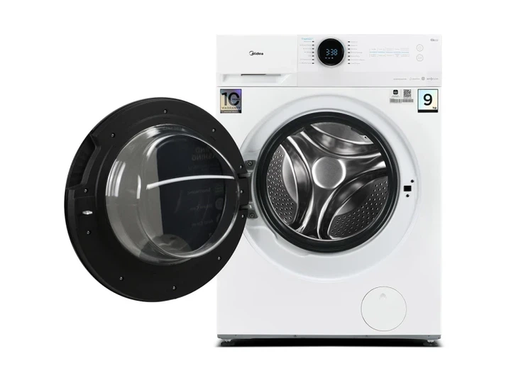 Стиральна машина автоматична Midea MF200W90WB/W-UA - Фото 2 Стиральна машина автоматична Midea MF200W90WB/W-UA - зображення 2