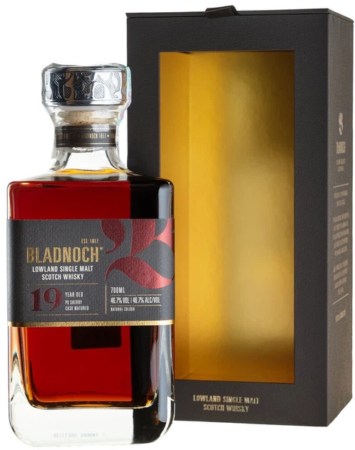 Віскі Bladnoch Односолодовий 19 років витримки 0.7 л 46.7% у подарунковій коробці (851370006709) - Фото 1 Віскі Bladnoch Односолодовий 19 років витримки 0.7 л 46.7% у подарунковій коробці (851370006709) - зображення 1