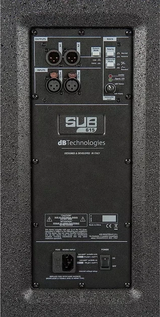 Subwoofer dB Technologies SUB 615 600W 15" (8058159116617) - obraz 4