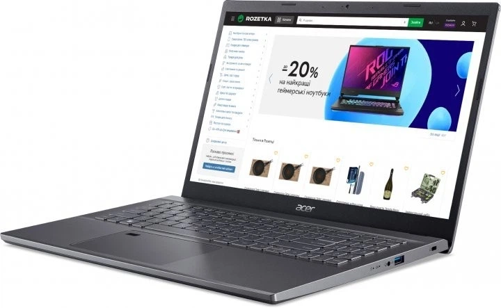 Ноутбук ACER Aspire 5 A515-47-R6EL,AMD Ryzen 7 5825U,8/512GB,15.6" - зображення 3