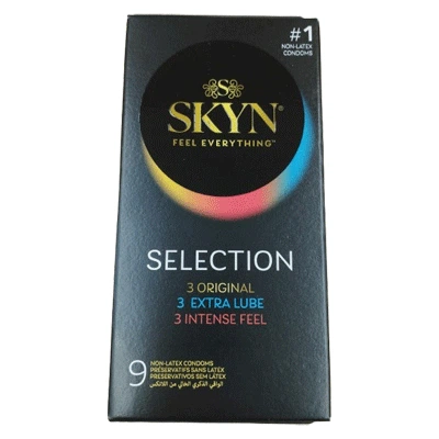 Презервативи Skyn Selection безлатексні набір 9 шт - Фото 1 Презервативи Skyn Selection безлатексні набір 9 шт - зображення 1