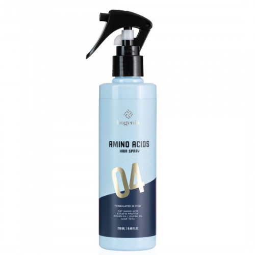 Термозахисний спрей для волосся з амінокислотами Bogenia Amino Acids Hair Spray BG433 №004, 250 мл (4823124405263) - Фото 1 Термозахисний спрей для волосся з амінокислотами Bogenia Amino Acids Hair Spray BG433 №004, 250 мл (4823124405263) - зображення 1