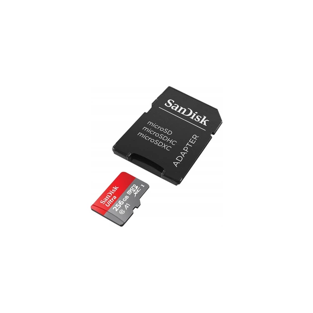 Картка пам'яті SanDisk 256 GB microSDXC class 10 UHS-I Ultra (SDSQUAC-256G-GN6MA) - Фото 4 Картка пам'яті SanDisk 256 GB microSDXC class 10 UHS-I Ultra (SDSQUAC-256G-GN6MA) - изображение 4