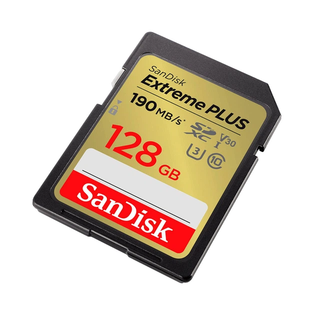 Картка пам'яті SanDisk 128 GB SDXC class 10 UHS-I U3 4K Extreme Plus (SDSDXWA-128G-GNCIN) - Фото 3 Картка пам'яті SanDisk 128 GB SDXC class 10 UHS-I U3 4K Extreme Plus (SDSDXWA-128G-GNCIN) - изображение 3
