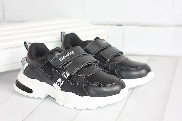 Кросівки для хлопчика чорні Weestep Розмір 34 21.0 см устілка 1820 - изображение 4
