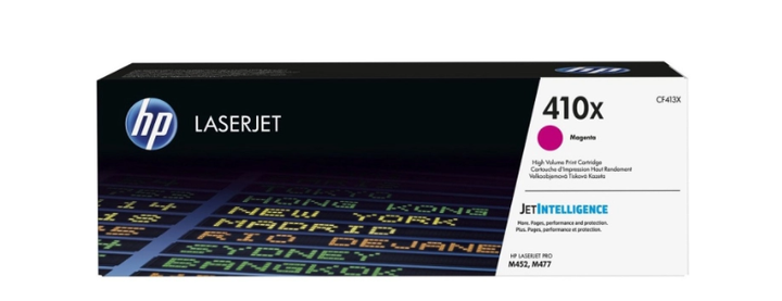 Картридж HP 410X LJ Pro M452dn/nw M477fdn/fdw/fnw Magenta (CF413X) - Фото 1 Картридж HP 410X LJ Pro M452dn/nw M477fdn/fdw/fnw Magenta (CF413X) - зображення 1