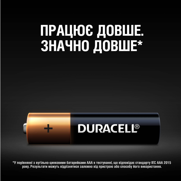Батарейка Duracell AAA лужні 18 шт. в упаковці (5000394107557 / 81546741) - Фото 2 Батарейка Duracell AAA лужні 18 шт. в упаковці (5000394107557 / 81546741) - зображення 2