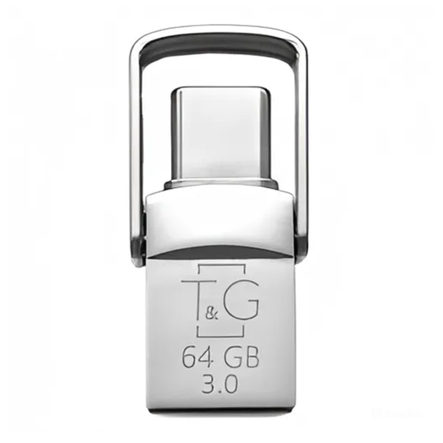 USB OTG флэш-накопитель T&G 64GB Type-C металлический для смартфона и ПК - изображение 2