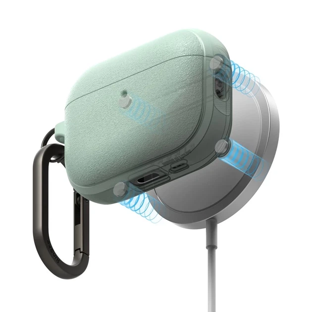 Чохол для навушників Ringke Onyx Magnetic для AirPods Pro 3 Mint with MagSafe (8800328818590) - Фото 2 Чохол для навушників Ringke Onyx Magnetic для AirPods Pro 3 Mint with MagSafe (8800328818590) - зображення 2