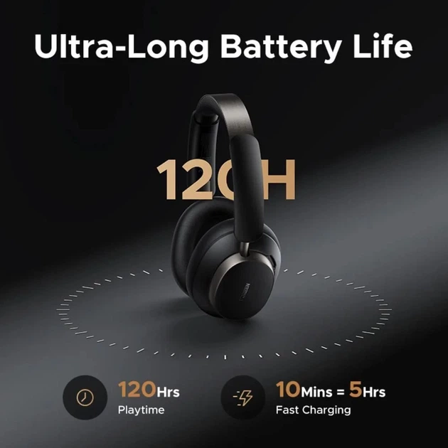 Беспроводные наушники Ugreen HP206 Studio Pro Black (6941876256877) - изображение 4