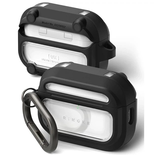 Чохол Ringke UX Magnetic для AirPods Pro 3 Black/Clear with MagSafe (8800293859444) - Фото 1 Чохол Ringke UX Magnetic для AirPods Pro 3 Black/Clear with MagSafe (8800293859444) - зображення 1