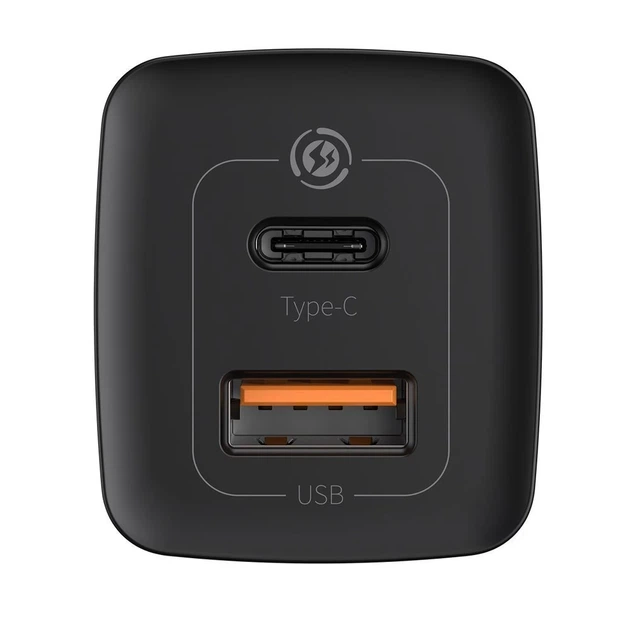 Мережевий зарядний пристрій Baseus GaN2 Lite QC 65W USB-C | USB-A Black (CCGAN2L-B01) - зображення 4