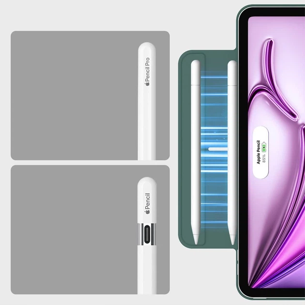 Чохол ESR Rebound Magnetic для iPad Pro 12.9 (2022-2020) / Air 13 7 | 6 (2025-2024) Forest Green (4894240251331) - зображення 4