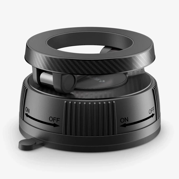 Автотримач Spigen MFT36 Vacuumlock Magnetic Dashboard Car Mount Black with MagSafe (ACP11172) - Фото 3 Автотримач Spigen MFT36 Vacuumlock Magnetic Dashboard Car Mount Black with MagSafe (ACP11172) - зображення 3