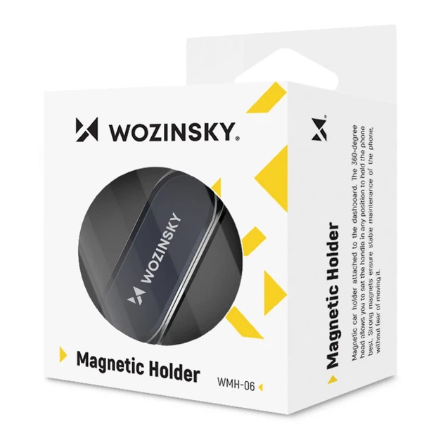 Автодержатель Wozinsky Adhesive Magnetic 360 Car Dashboard Silver (WMH-06) - Фото 9 Автодержатель Wozinsky Adhesive Magnetic 360 Car Dashboard Silver (WMH-06) - изображение 9