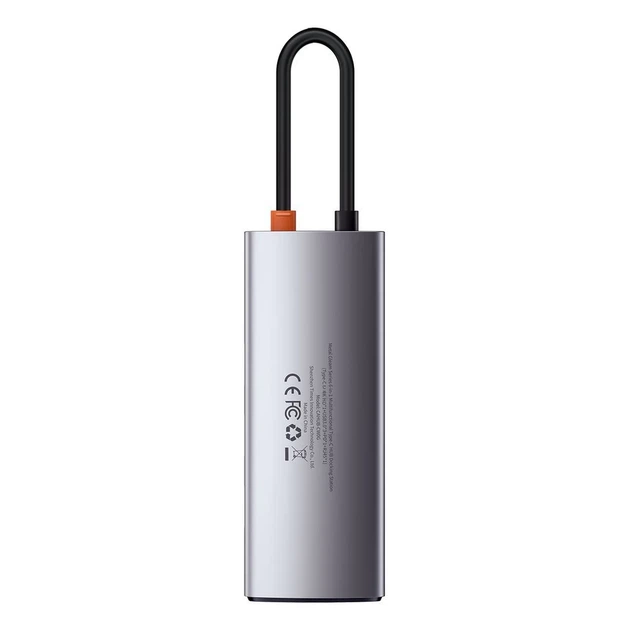USB-хаб Baseus Multifunctional Metal Gleam 5-in-1 (CAHUB-CX0G) - Фото 3 USB-хаб Baseus Multifunctional Metal Gleam 5-in-1 (CAHUB-CX0G) - изображение 3
