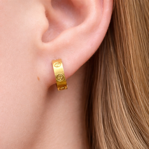Серьги в стиле Cartier (Gold) - изображение 2
