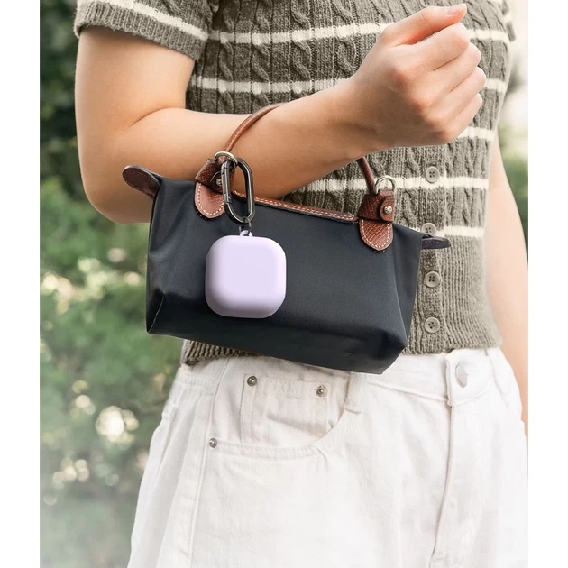 Чохол для навушників Ringke Silicone для Samsung Galaxy Buds 4 / 4 Pro Light Purple (8800328816794) - зображення 5