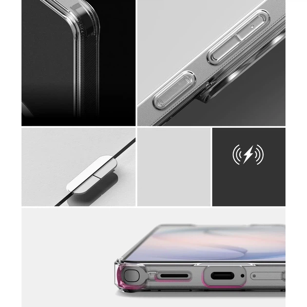 Чехол Ringke Fusion Magnetic для Samsung Galaxy S26 Ultra Matte Clear with MagSafe (8800328814486) - изображение 6