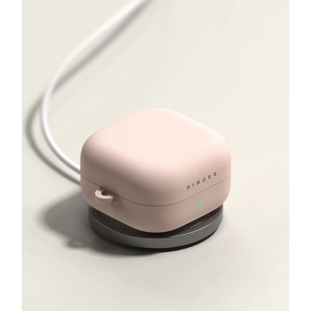 Чохол для навушників Ringke Silicone для Samsung Galaxy Buds 4 / 4 Pro Pink Sand (8800328816770) - зображення 2
