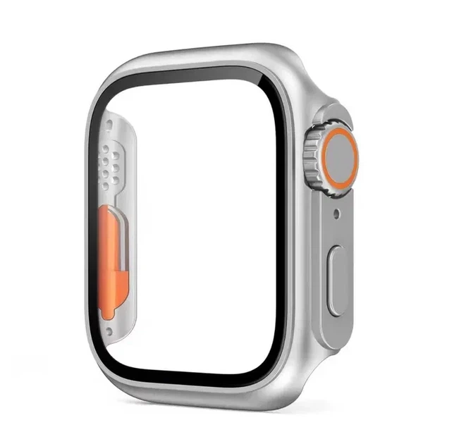 Бампер і металевий ремінець для Apple Watch на всі серії Срібло - зображення 3