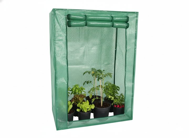 Вертикальная теплица для сада Garden Line TUN0396 1x0.5x1.5 м мини теплица для рассады овощей компактный парник для балкона дачи односкатная теплица укрывная для растений защита от холода ветра дождя переносная складная - Фото 8 Вертикальная теплица для сада Garden Line TUN0396 1x0.5x1.5 м мини теплица для рассады овощей компактный парник для балкона дачи односкатная теплица укрывная для растений защита от холода ветра дождя переносная складная - изображение 8