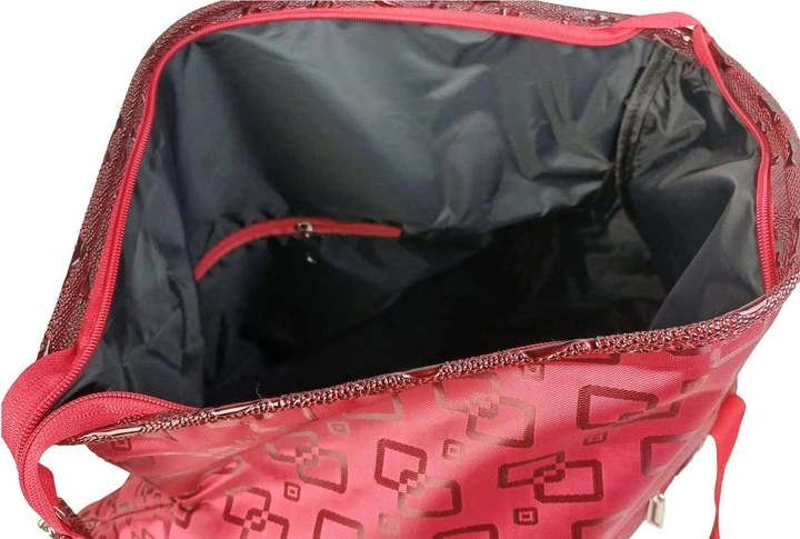 Дорожная сумка саквояж 25L Wallaby красная квадраты (385528) - изображение 8