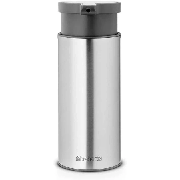 Дозатор для жидкого мыла Brabantia Profile 200 мл серебристый с серым 481208 (00800284) - Фото 1 Дозатор для жидкого мыла Brabantia Profile 200 мл серебристый с серым 481208 (00800284) - изображение 1