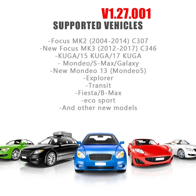 Автомобильный сканер UCDS Pro V1.27.001 для Ford + флешка в подарок! - изображение 2