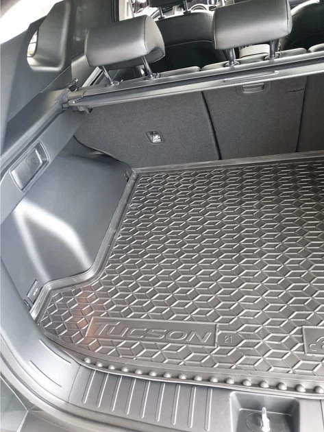 Автомобільний килимок в багажник Hyundai Tucson 2021- Верхня поличка c сабв. (AVTO-Gumm) - зображення 7