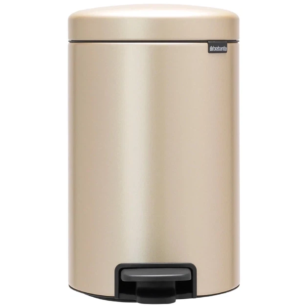 Бак для мусора с педалью Brabantia NewIcon Pedal Bin 12 л шампань бежевый 304446 (00800886) - Фото 1 Бак для мусора с педалью Brabantia NewIcon Pedal Bin 12 л шампань бежевый 304446 (00800886) - изображение 1