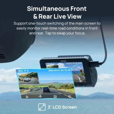 Видеорегистратор Xiaomi 70mai Dash Cam 4K A800SE-1 Set (1182550) - изображение 5