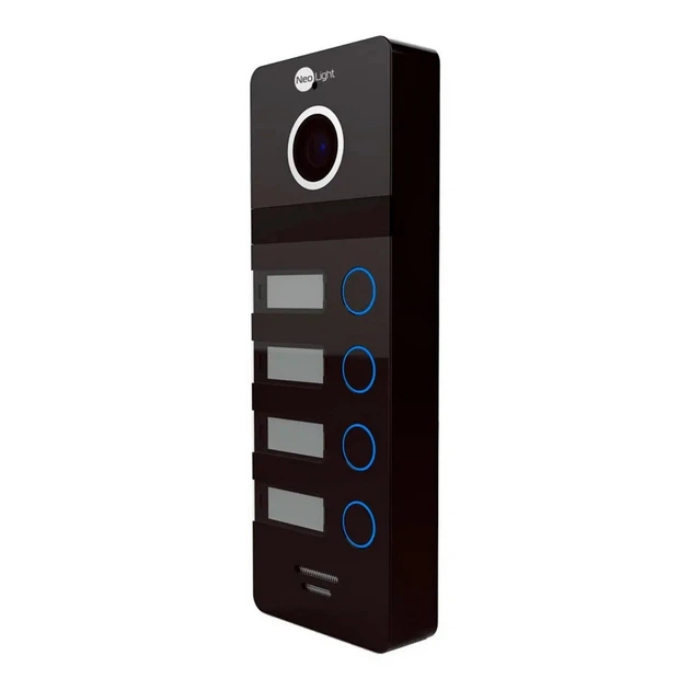 Відеопанель 2 Мп NeoLight MEGA/4 FHD black на 4 абоненти - зображення 2