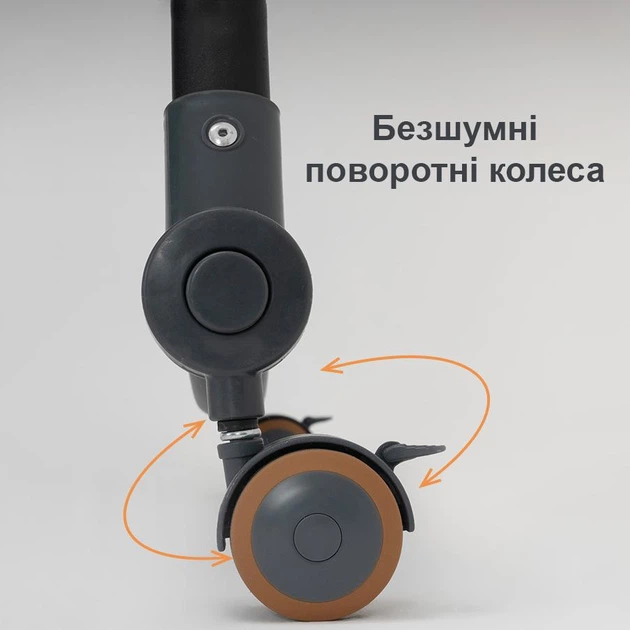 Ліжечко дитяче приставне для немовлят Сірий - Фото 8 Ліжечко дитяче приставне для немовлят Сірий - зображення 8
