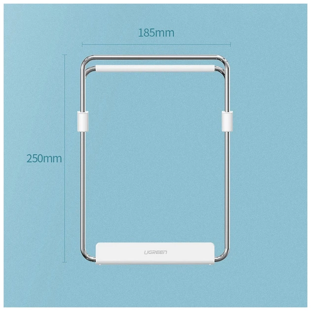 Підставка до ноутбука Ugreen LP230 Foldable Desktop Laptop Stand Silver (80348) - Фото 6 Підставка до ноутбука Ugreen LP230 Foldable Desktop Laptop Stand Silver (80348) - изображение 6