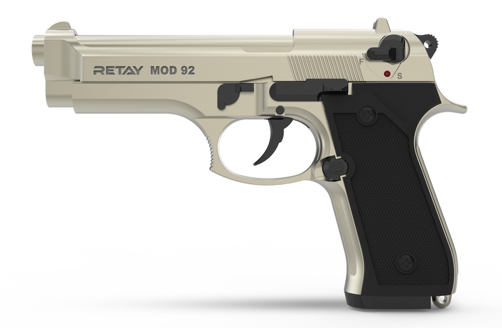 Пістолет стартовий Retay Mod.92 Satin - зображення 1