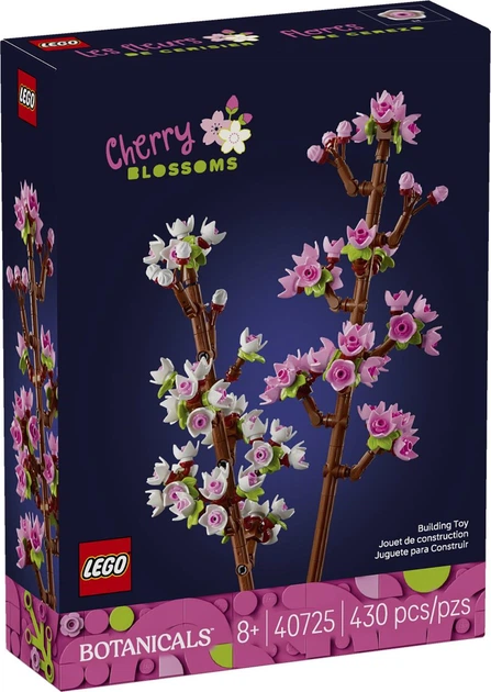 Конструктор Lego Botanicals Цветение вишни 40725 – игрушки с