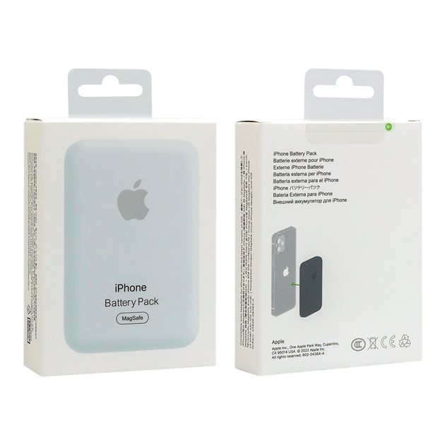 Повербанк магнітний 10000 мА·год з бездротовою зарядкою (MagSafe сумісний), Type-C, білий - Фото 4 Повербанк магнітний 10000 мА·год з бездротовою зарядкою (MagSafe сумісний), Type-C, білий - зображення 4