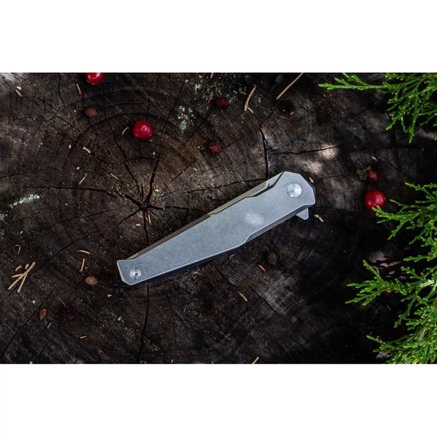 Складной нож Ruike P108-SF серебристый - изображение 5