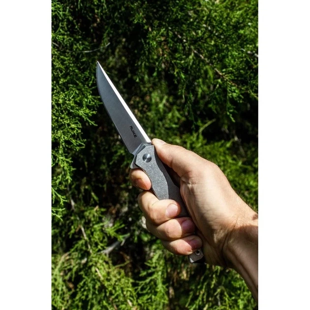 Складной нож Ruike P108-SF серебристый - изображение 8