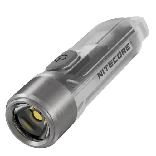 Фонарь наключный Nitecore TIKI (Osram P8 LED + UV, 300 люмен, 7 режимов, USB-С), прозрачный - Фото 1 Фонарь наключный Nitecore TIKI (Osram P8 LED + UV, 300 люмен, 7 режимов, USB-С), прозрачный - изображение 1
