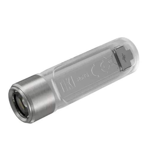 Фонарь наключный Nitecore TIKI (Osram P8 LED + UV, 300 люмен, 7 режимов, USB-С), прозрачный - Фото 5 Фонарь наключный Nitecore TIKI (Osram P8 LED + UV, 300 люмен, 7 режимов, USB-С), прозрачный - изображение 5