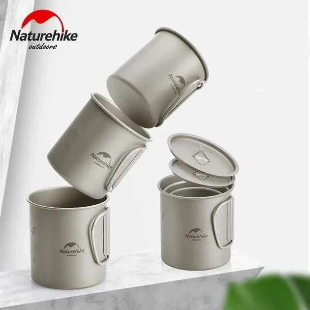 Кружка титановая с ручкой 600 мл Naturehike NH20CJ005 - изображение 3