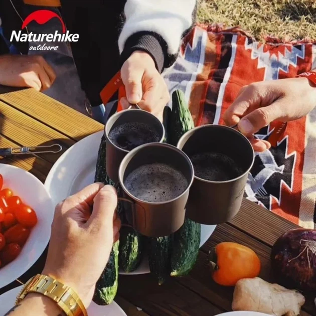 Кружка титановая с ручкой 600 мл Naturehike NH20CJ005 - изображение 6