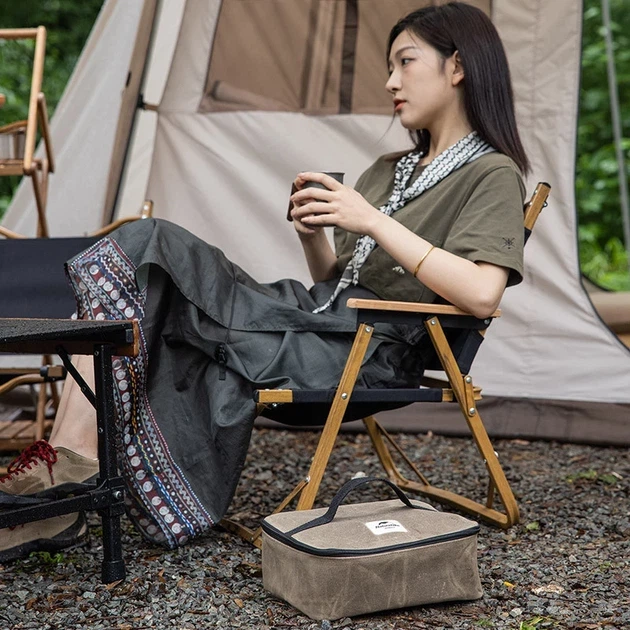 Сумка для хранения портативная 5.4 л Naturehike NH20PJ128, коричневая - Фото 4 Сумка для хранения портативная 5.4 л Naturehike NH20PJ128, коричневая - изображение 4