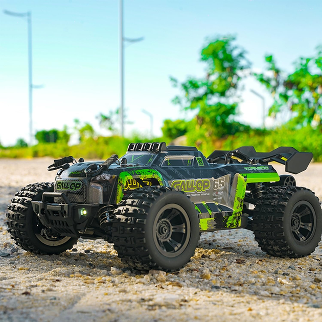 Машинка на пульте управления LH-18108 PRO (GALLCP) 1:18, радиоуправляемая, внедорожник 4WD, привод, до 50 км/ч, LED свет, 1 аккумулятор + батарейки в пульт - изображение 8