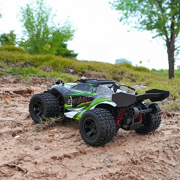 Радиоуправляемая машинка ZLL SG118 PRO 1:18 4WD на пульте управления до 40 км/ч, RC внедорожник, 2 аккумулятора, вездеход - изображение 6